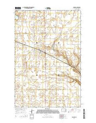 Rogers North Dakota Current topographic map, 1:24000 scale, 7.5 X 7.5 Minute, Year 2014
