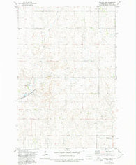 Rohrich Dam North Dakota Historical topographic map, 1:24000 scale, 7.5 X 7.5 Minute, Year 1980