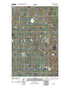 Rolette North Dakota Historical topographic map, 1:24000 scale, 7.5 X 7.5 Minute, Year 2011