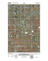 Rolette SW North Dakota Historical topographic map, 1:24000 scale, 7.5 X 7.5 Minute, Year 2011