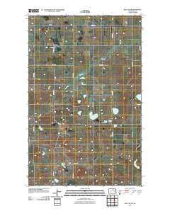 Rolette SW North Dakota Historical topographic map, 1:24000 scale, 7.5 X 7.5 Minute, Year 2011