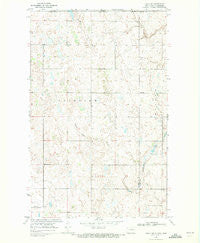 Rolla NE North Dakota Historical topographic map, 1:24000 scale, 7.5 X 7.5 Minute, Year 1969