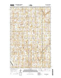 Rolla NE North Dakota Current topographic map, 1:24000 scale, 7.5 X 7.5 Minute, Year 2014