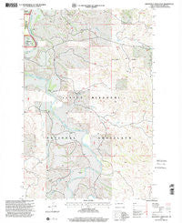 Roosevelt Creek East North Dakota Historical topographic map, 1:24000 scale, 7.5 X 7.5 Minute, Year 1997