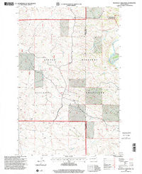 Roosevelt Creek West North Dakota Historical topographic map, 1:24000 scale, 7.5 X 7.5 Minute, Year 1997