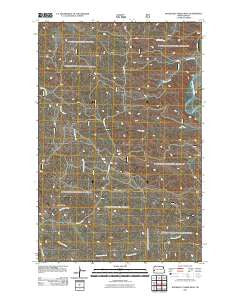 Roosevelt Creek West North Dakota Historical topographic map, 1:24000 scale, 7.5 X 7.5 Minute, Year 2011