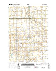 Roseglen North Dakota Current topographic map, 1:24000 scale, 7.5 X 7.5 Minute, Year 2014