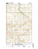 Roseglen North Dakota Current topographic map, 1:24000 scale, 7.5 X 7.5 Minute, Year 2014