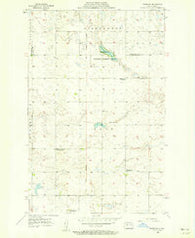 Roseglen North Dakota Historical topographic map, 1:24000 scale, 7.5 X 7.5 Minute, Year 1956