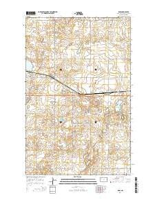 Ross North Dakota Current topographic map, 1:24000 scale, 7.5 X 7.5 Minute, Year 2014