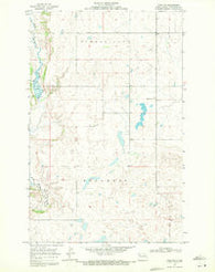 Ross NW North Dakota Historical topographic map, 1:24000 scale, 7.5 X 7.5 Minute, Year 1969
