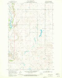 Ross NW North Dakota Historical topographic map, 1:24000 scale, 7.5 X 7.5 Minute, Year 1969