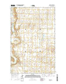 Ross NW North Dakota Current topographic map, 1:24000 scale, 7.5 X 7.5 Minute, Year 2014