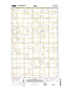 Roth North Dakota Current topographic map, 1:24000 scale, 7.5 X 7.5 Minute, Year 2014