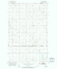 Roth North Dakota Historical topographic map, 1:24000 scale, 7.5 X 7.5 Minute, Year 1954