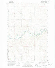 Round Top North Dakota Historical topographic map, 1:24000 scale, 7.5 X 7.5 Minute, Year 1972