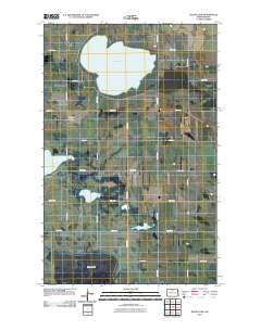 Round Lake North Dakota Historical topographic map, 1:24000 scale, 7.5 X 7.5 Minute, Year 2011