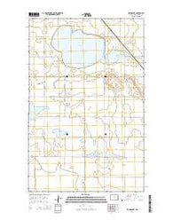 Round Lake North Dakota Current topographic map, 1:24000 scale, 7.5 X 7.5 Minute, Year 2014