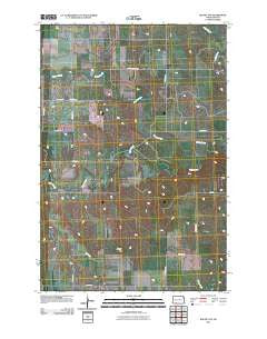 Round Top North Dakota Historical topographic map, 1:24000 scale, 7.5 X 7.5 Minute, Year 2011