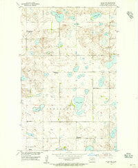 Rugby NW North Dakota Historical topographic map, 1:24000 scale, 7.5 X 7.5 Minute, Year 1954