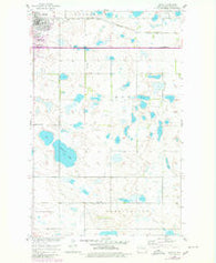 Rugby North Dakota Historical topographic map, 1:24000 scale, 7.5 X 7.5 Minute, Year 1955