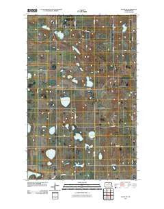 Rugby NE North Dakota Historical topographic map, 1:24000 scale, 7.5 X 7.5 Minute, Year 2011