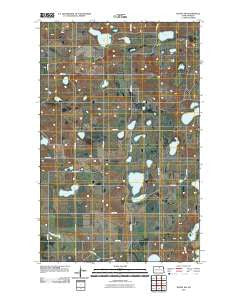 Rugby NW North Dakota Historical topographic map, 1:24000 scale, 7.5 X 7.5 Minute, Year 2011
