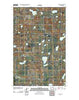 Rugby NW North Dakota Historical topographic map, 1:24000 scale, 7.5 X 7.5 Minute, Year 2011