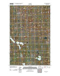 Rush Lake North Dakota Historical topographic map, 1:24000 scale, 7.5 X 7.5 Minute, Year 2011