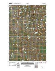 Ruso North Dakota Historical topographic map, 1:24000 scale, 7.5 X 7.5 Minute, Year 2011