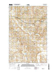 Ruso North Dakota Current topographic map, 1:24000 scale, 7.5 X 7.5 Minute, Year 2014