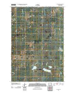 Rutland North Dakota Historical topographic map, 1:24000 scale, 7.5 X 7.5 Minute, Year 2011