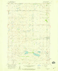 Rutland North Dakota Historical topographic map, 1:24000 scale, 7.5 X 7.5 Minute, Year 1958