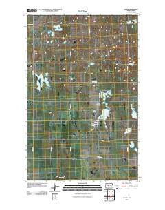 Ryder North Dakota Historical topographic map, 1:24000 scale, 7.5 X 7.5 Minute, Year 2011