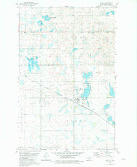Ryder North Dakota Historical topographic map, 1:24000 scale, 7.5 X 7.5 Minute, Year 1981