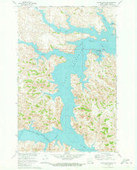 Saddle Butte SW North Dakota Historical topographic map, 1:24000 scale, 7.5 X 7.5 Minute, Year 1970