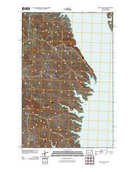 Saddle Butte North Dakota Historical topographic map, 1:24000 scale, 7.5 X 7.5 Minute, Year 2011