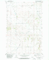 Saint Anthony North Dakota Historical topographic map, 1:24000 scale, 7.5 X 7.5 Minute, Year 1980