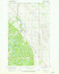 Saint John North Dakota Historical topographic map, 1:24000 scale, 7.5 X 7.5 Minute, Year 1969
