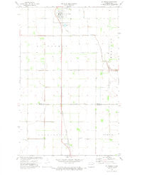 Saint Thomas North Dakota Historical topographic map, 1:24000 scale, 7.5 X 7.5 Minute, Year 1972