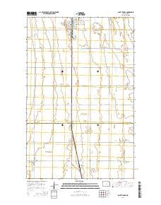 Saint Thomas North Dakota Current topographic map, 1:24000 scale, 7.5 X 7.5 Minute, Year 2014