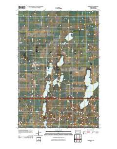 Sanborn North Dakota Historical topographic map, 1:24000 scale, 7.5 X 7.5 Minute, Year 2011