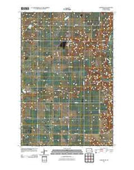 Sanborn SE North Dakota Historical topographic map, 1:24000 scale, 7.5 X 7.5 Minute, Year 2011