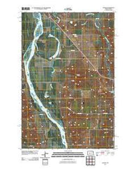 Sanger North Dakota Historical topographic map, 1:24000 scale, 7.5 X 7.5 Minute, Year 2011