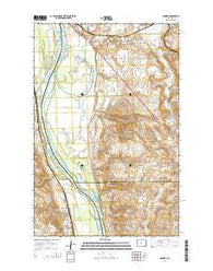 Sanger North Dakota Current topographic map, 1:24000 scale, 7.5 X 7.5 Minute, Year 2014