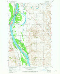 Sanger North Dakota Historical topographic map, 1:24000 scale, 7.5 X 7.5 Minute, Year 1966