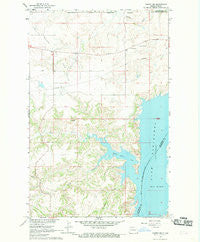 Sanish NW North Dakota Historical topographic map, 1:24000 scale, 7.5 X 7.5 Minute, Year 1967