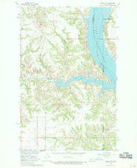 Sanish SW North Dakota Historical topographic map, 1:24000 scale, 7.5 X 7.5 Minute, Year 1967