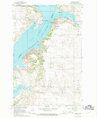 Sanish North Dakota Historical topographic map, 1:24000 scale, 7.5 X 7.5 Minute, Year 1967