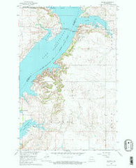 Sanish North Dakota Historical topographic map, 1:24000 scale, 7.5 X 7.5 Minute, Year 1967